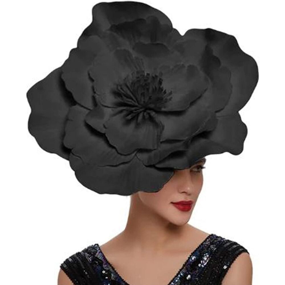 6447 Large Flower Fascinators For Girls Women Tea Party Cocktail Headwear